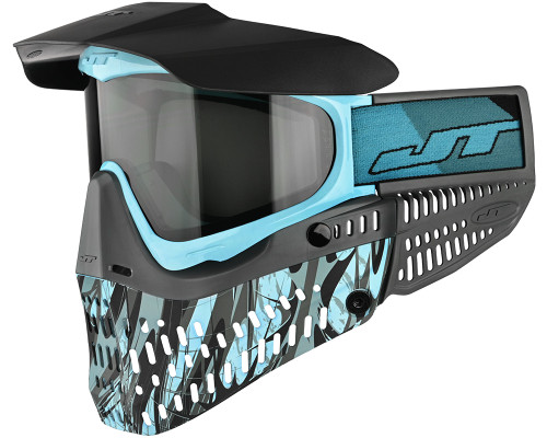 JT ProFlex Paintball Mask - Blaster Teal w/ Smoke Lens