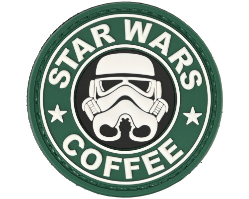 Star Wars & Coffee PVC Patch - OD Green (PATCH-SW-OG)