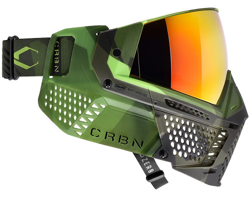 Carbon CRBN Zero GRX Paintball Mask (Less Coverage) - Modcam Jungle