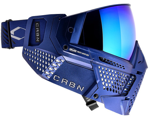 Carbon CRBN Zero GRX Paintball Mask (More Coverage) - Elmt Cobalt
