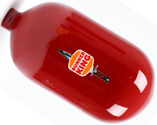 Bunkerkings FN Lite Air Bottle - 70/4500 (Bottle Only) - Blood Red BK Knife