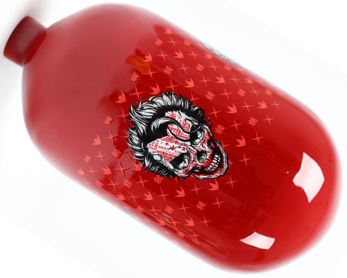 Bunkerkings FN Lite Air Bottle - 70/4500 (Bottle Only) - Blood Red Joker Skull