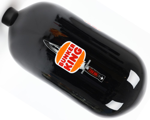 Bunkerkings FN Lite Air Bottle - 80/4500 (Bottle Only) - Black BK Knife