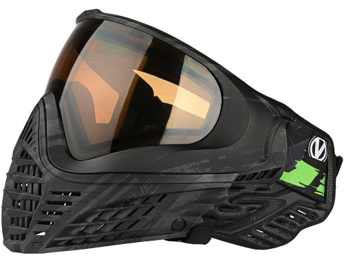 Refurbished - Virtue Vio Contour II Paintball Mask - Graphic Black Emerald w/ Hi Contrast Copper Lens (021-0232)