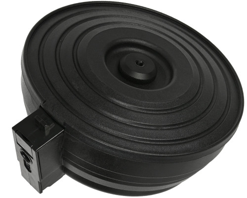 Sentinel Gear 3,500 Round AK Style Electirc Auto-Winding High Capacity Drum Magazine - Black (SG-8B)