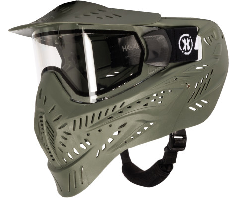 HK Army HSTL Thermal Paintball Mask - Olive w/ Clear Lens