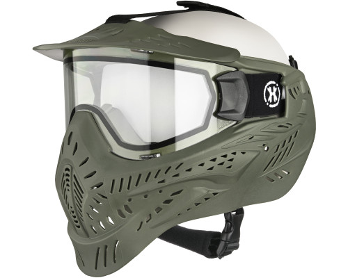 HK Army HSTL Thermal Paintball Mask - Olive w/ Clear Lens