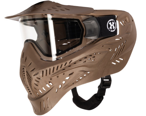 HK Army HSTL Thermal Paintball Mask - Tan w/ Clear Lens