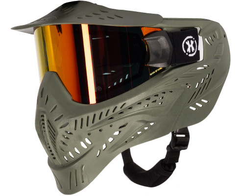 HK Army HSTL Thermal Paintball Mask - Olive w/ Fire Lens