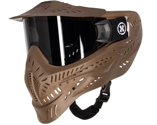 HK Army HSTL Thermal Paintball Mask - Tan w/ Smoke Lens