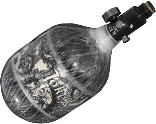 Old Hydro - Empire Mega Lite 48/4500 Compressed Air Paintball Tank - Joker (Negative/Grey)