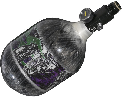 Old Hydro - Empire Mega Lite 48/4500 Compressed Air Paintball Tank - Nightmare (Hulk/Grey)