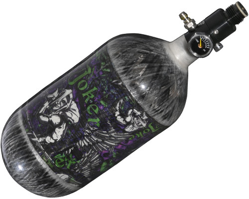 Old Hydro - Empire Mega Lite 80/4500 Compressed Air Paintball Tank - Joker (Hulk/Grey)