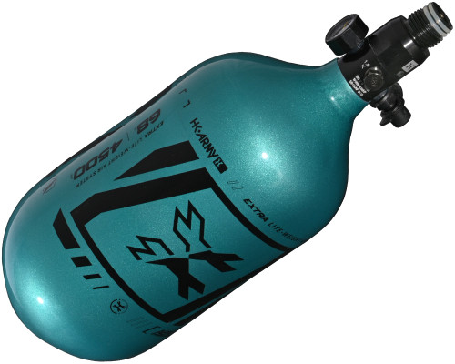 Old Hydro - HK Army Aerolite "Extra Lite" Air System w/ Standard Regulator - 68/4500 - Slash Turquoise/Black