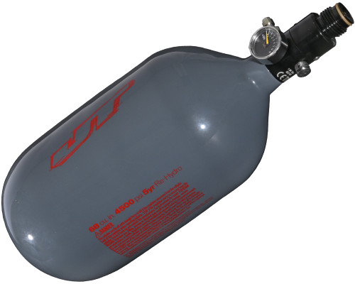 Old Hydro - JT Mega Lite 68/4500 Compressed Air Paintball Tank - Grunge Red/Pewter