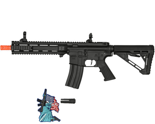 Lancer Tactical Gen 4 L119A2 M4/M16 Full Metal AEG Airsoft Rifle - Black (LT-L119A2-G4-ME-B) Lancer Tactical Gen 4 L119A2 M4/M16 Full Metal AEG Airsoft Rifle - Black (LT-L119A2-G4-ME-B)