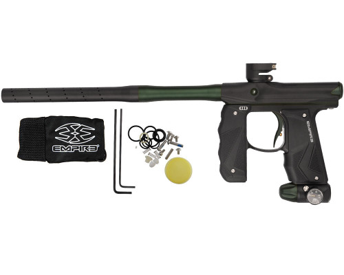 Empire Mini GS Paintball Gun w/ 2 Piece Barrel - Dust Black/Dust Pine Green Empire Mini GS Paintball Gun w/ 2 Piece Barrel - Dust Black/Dust Pine Green
