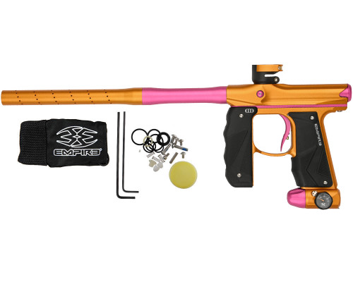 Empire Mini GS Paintball Gun w/ 2 Piece Barrel - Dust Honey Gold/Dust Hot Pink
