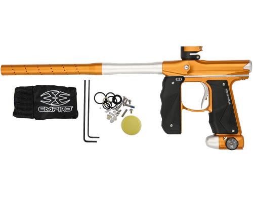 Empire Mini GS Paintball Gun w/ 2 Piece Barrel - Dust Honey Gold/Dust White