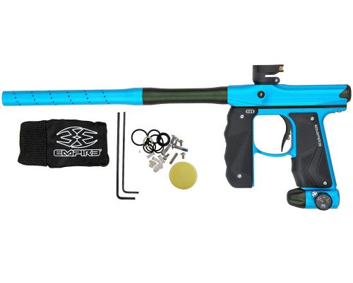 Empire Mini GS Paintball Gun w/ 2 Piece Barrel - Dust Light Blue/Dust Pine Green