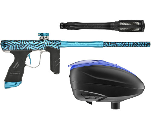 Dye DSR Pro Paintball Gun w/ Free LTR Loader & UL-S QT Barrel Silencer - PGA Dazzlecam