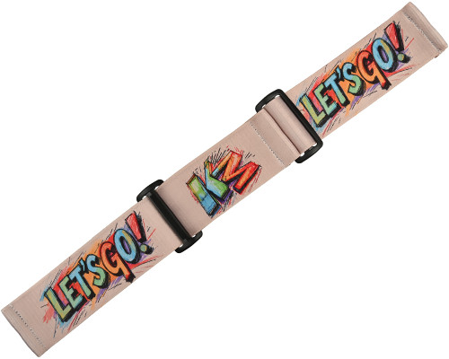 KM Paintball Universal JT Goggle Strap - Let's Go
