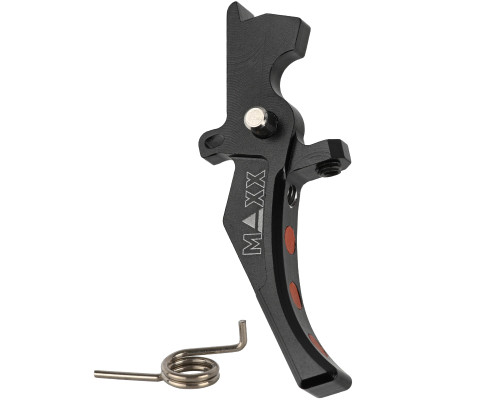 Maxx Model CNC Aluminum Advanced Speed Trigger Style D - Black (MX-TRG002SDB)