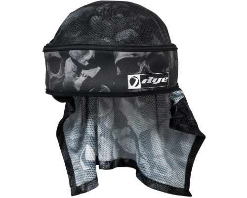 Dye x Halo Head Wrap - Skulls Black/Silver