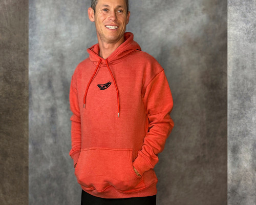 JT Paintball Hooded Pull Over Sweatshirt - Stonewash Red