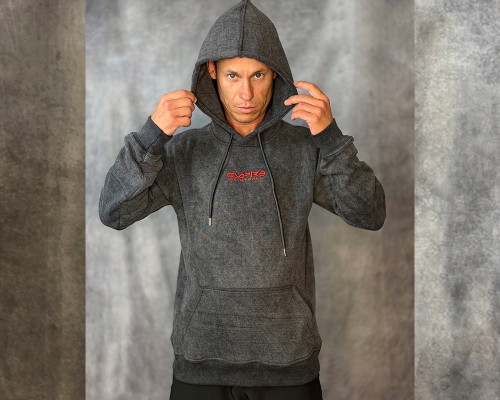 Empire Paintball Hooded Pull Over Sweatshirt - Stonewash Black