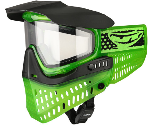 JT ProFlex Paintball Mask - Lucky 15 Pro Team Ice Green
