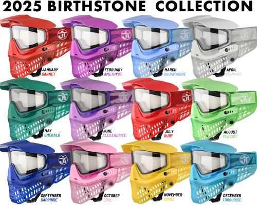 JT ProFlex Paintball Mask - Ice Birthstone Edition - 2025 Collectors Bundle