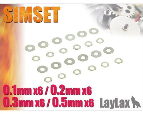 Laylax Prometheus Steel Shim Set - 24 Pieces