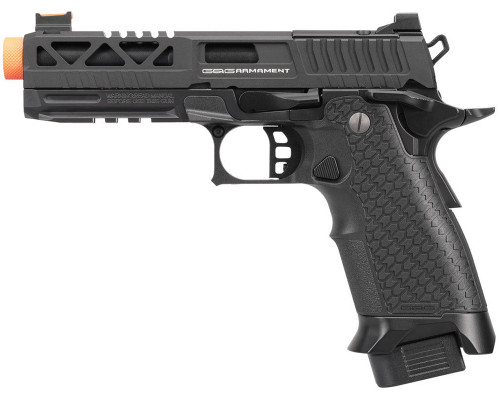 G&G Armament 2024 CP Gas Blowback Airsoft Pistol - Black (GAS-224-CP8-BBB-UCM)