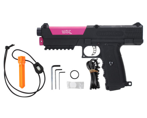 Tippmann TiPX Trufeed Paintball Pistol - Black/Dust Pink