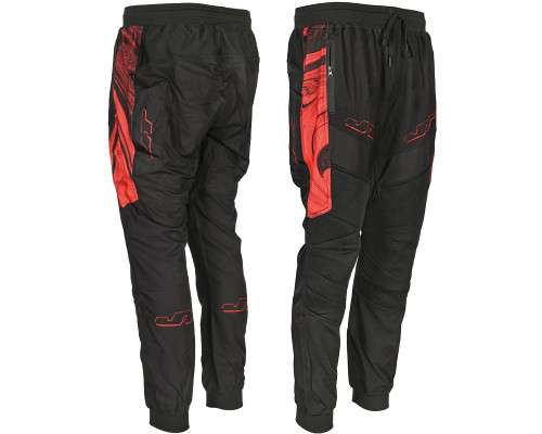 JT CMDR Jogger Paintball Pants - Marble Red/Black (Home)