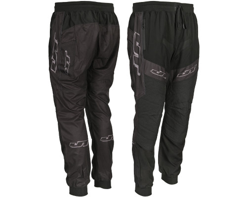 JT CMDR Jogger Paintball Pants w/ Kevlar Knee - Black/Dark Grey