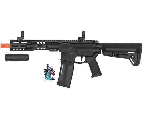 Lancer Tactical Gen 4 SLR  SD 9" M4 AEG w/ Aster II Bluetooth ETU - Black (LT-SLR-SD9-G4-ASTER)