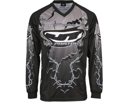 JT Barbed Wire Paintball Jersey - Gray