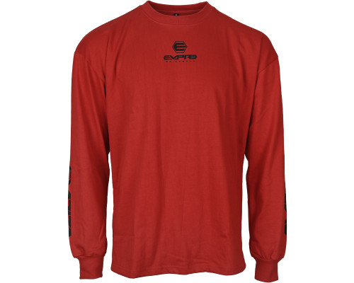 Empire Venture Heavy Cotton Long Sleeve Shirt - Red