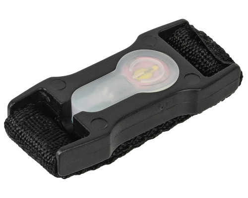 UK Arms 1" Webbing Split Bar Pink LED Strobe Light - Black - (AC-329BP)