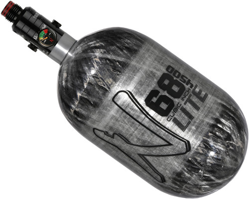 Ninja Lite Carbon Fiber Air Tank w/ Pro V3 Regulator - 68/4500 - Grey Ghost