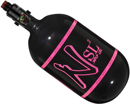 Ninja SL3 Carbon Fiber Air Tank w/ Pro V3 Regulator - 68/4500 - Legacy Series Black/Pink