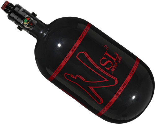 Ninja SL3 Carbon Fiber Air Tank w/ Pro V3 Regulator - 68/4500 - Legacy Series Black/Red