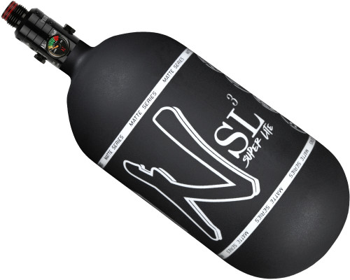Ninja SL3 Carbon Fiber Air Tank w/ Pro V3 Regulator - 80/4500 - Matte Series Black/White