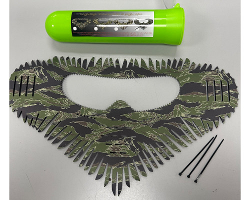 DLX Universal Goggleflage Goggle Skin - Tiger Camo