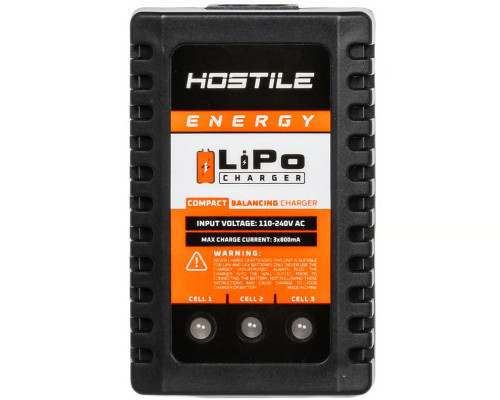 HK Army Hostile Energy LiPo Compact Balancing Airsoft Charger 2-3 Cell 8.V-12.6V