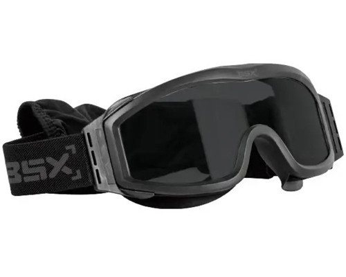 BSX Tango Airsoft Goggle - Standard w/ Smoke Lens - Black