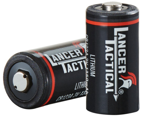 Lancer Tactical 3V 1300mAh CR123A Batteries (2-Pack) (LT-CR123AX2)