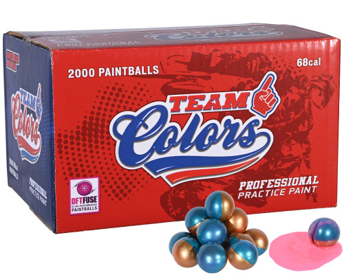 GI Sportz 3 Star Team Colors 2,000 Round Paintball Case - Pink Fill ( .68 Caliber )